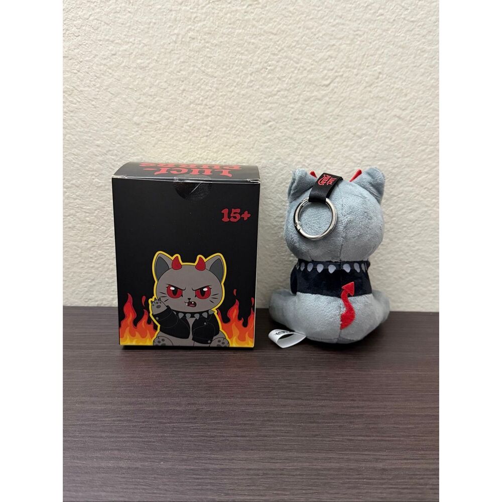 Lucipurrs Cat Devil Blind Box Plush Bag Keychain - Clawdia - Picture 4 of 5